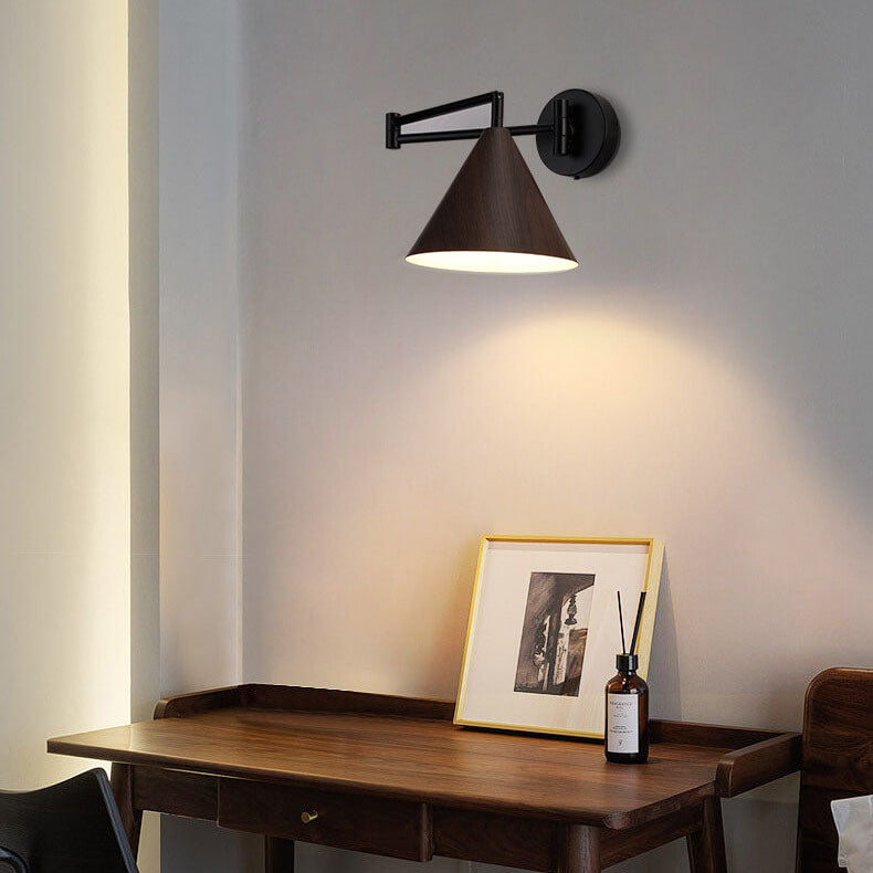 Nordic Cone Swing Arm Wall Sconce