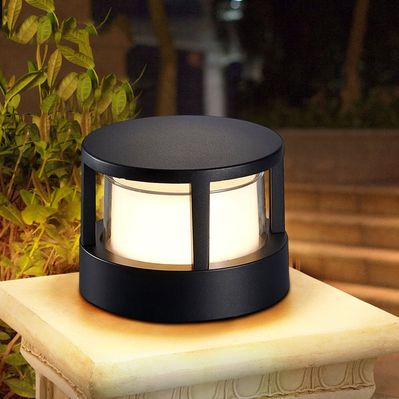 Industrial Cylinder Landscape Light