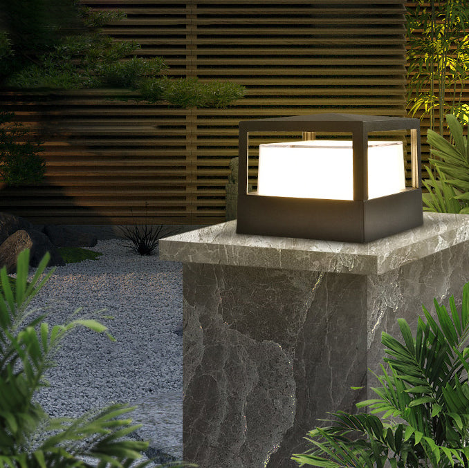 Industrial Cylinder Landscape Light