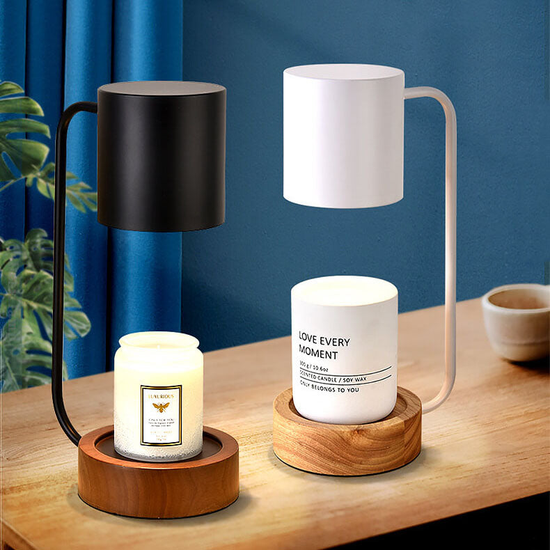Wood Melting Wax Table Lamp