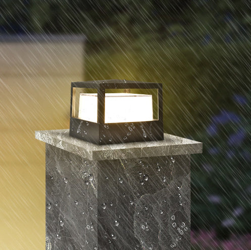 Industrial Cylinder Landscape Light