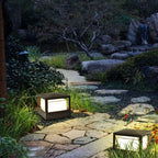 Industrial Cylinder Landscape Light