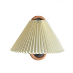 Solid Wood Semi-Circle Wall Sconce