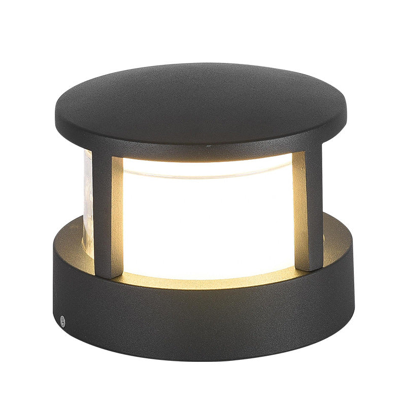 Industrial Cylinder Landscape Light
