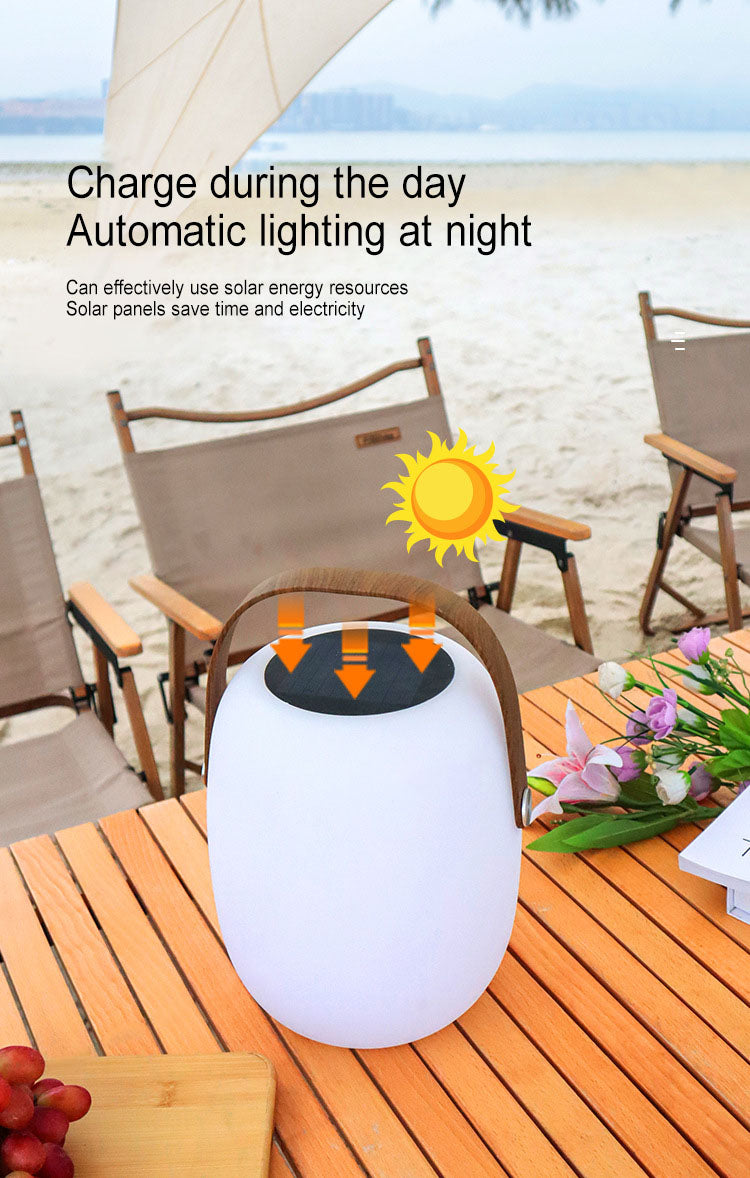 Basket LED Solar Lantern