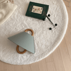 Solid Wood Semi-Circle Wall Sconce