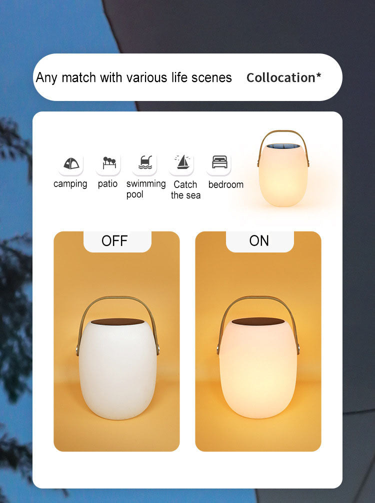 Basket LED Solar Lantern