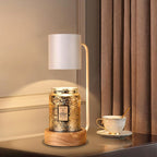 Wood Melting Wax Table Lamp