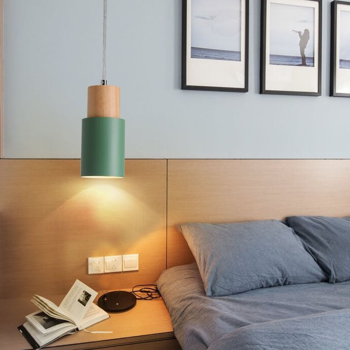 Cylinder Macaron Pendant Light