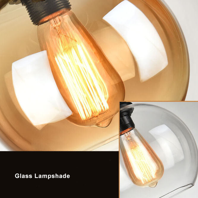Rope Glass Pendant Light
