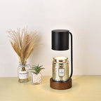 Wood Melting Wax Table Lamp