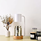 Wood Melting Wax Table Lamp