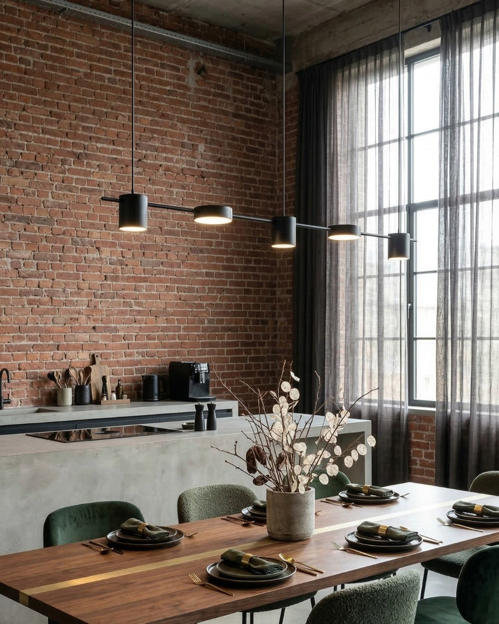 Helios Linear Pendant Light