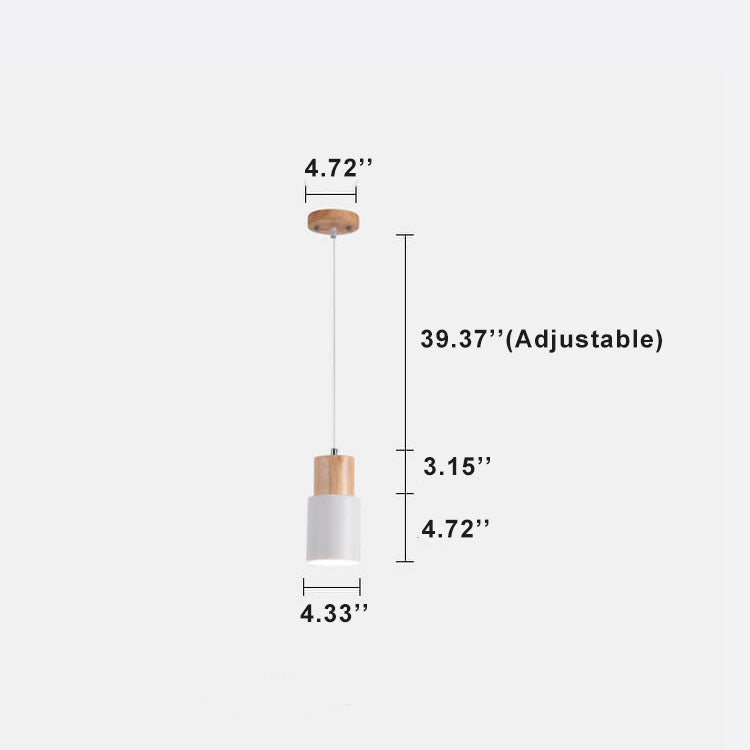 Cylinder Macaron Pendant Light