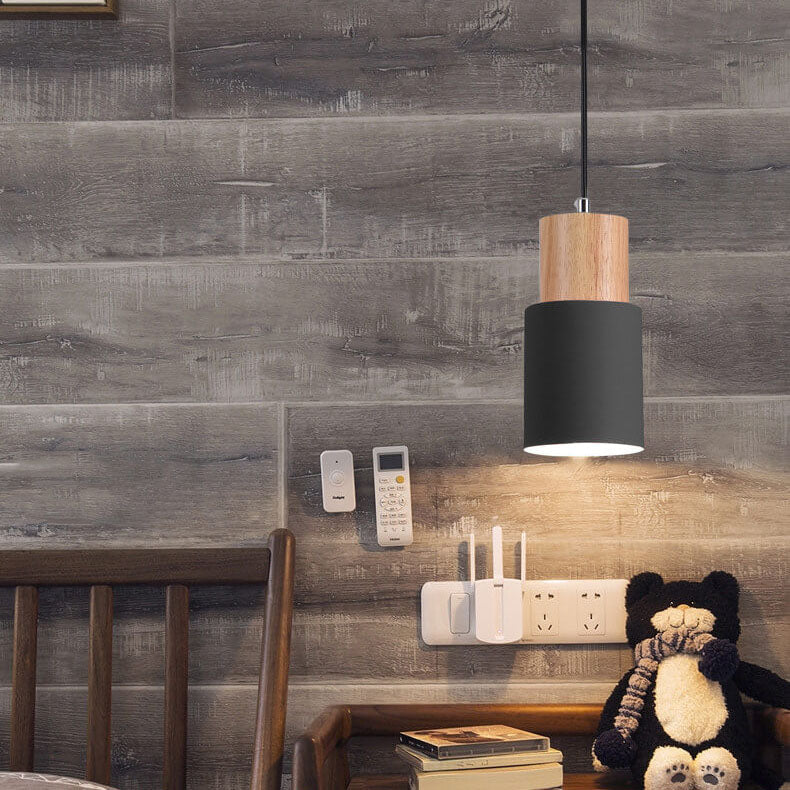 Cylinder Macaron Pendant Light