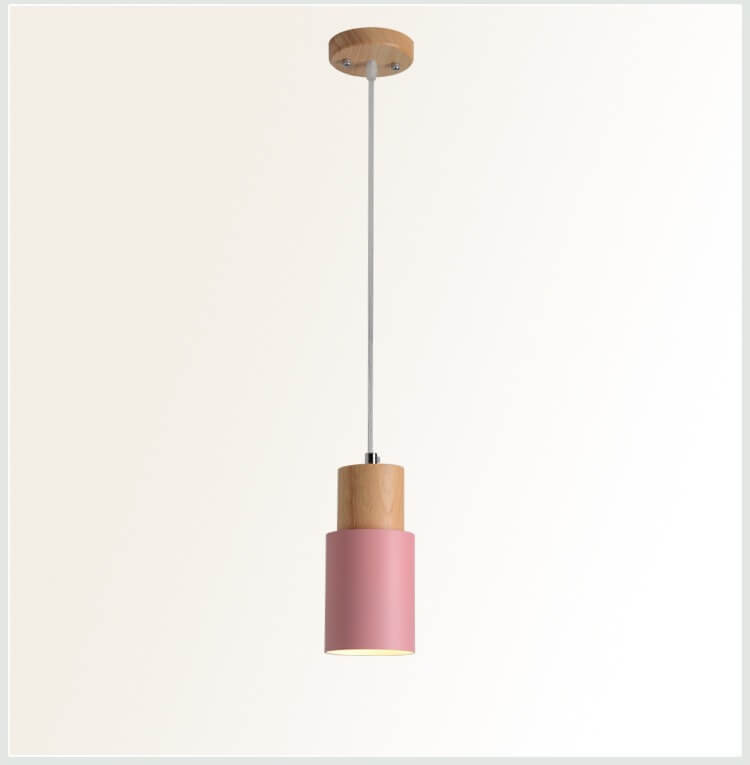 Cylinder Macaron Pendant Light