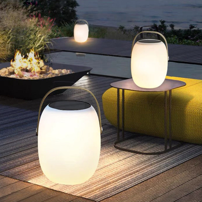 Basket LED Solar Lantern