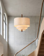 Dan Layered Fabric Pendant Light