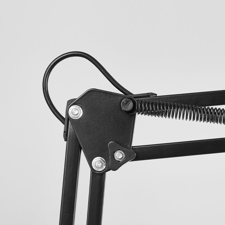 Retractable Clip Arm Table Lamp