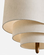 Dan Layered Fabric Pendant Light