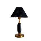 French Pleated Shade Table Lamp