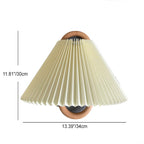Solid Wood Semi-Circle Wall Sconce