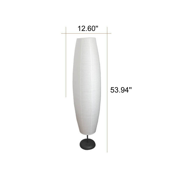 Rice Paper Column Floor Lamp