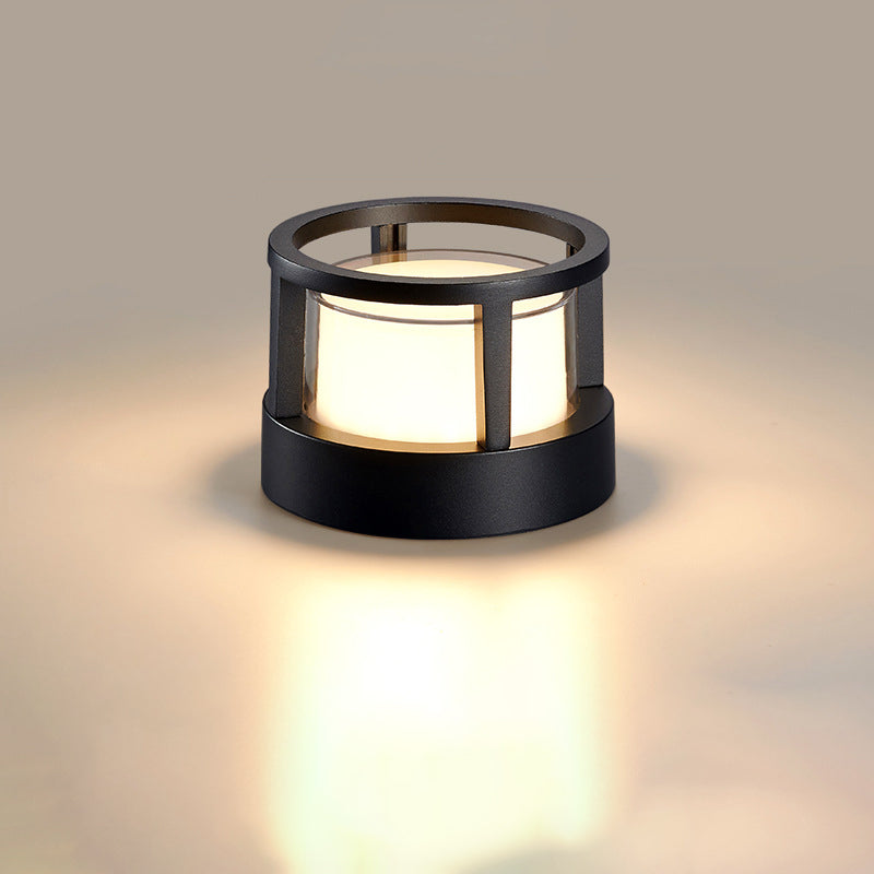 Industrial Cylinder Landscape Light