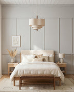 Dan Layered Fabric Pendant Light
