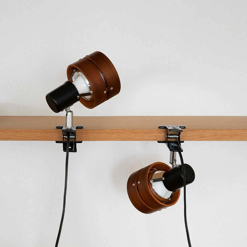 Japanese Round Clip Table Lamp