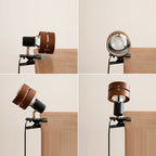 Japanese Round Clip Table Lamp