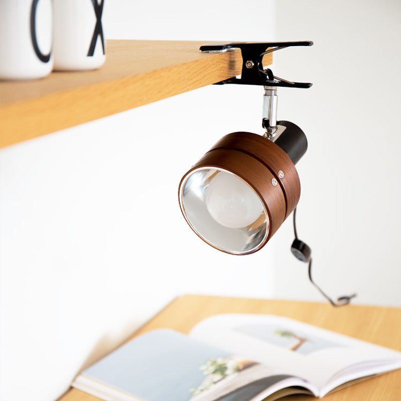 Japanese Round Clip Table Lamp