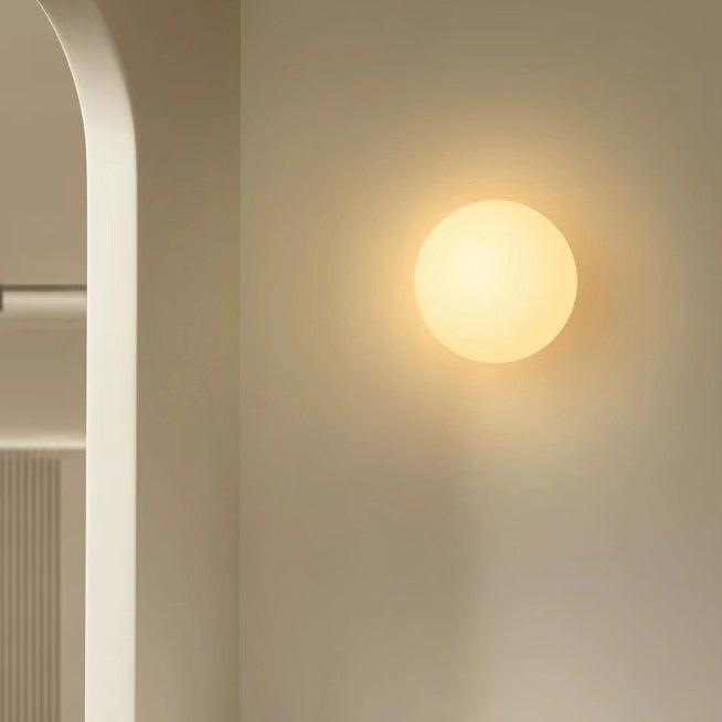 Orb Glass Wall Sconce