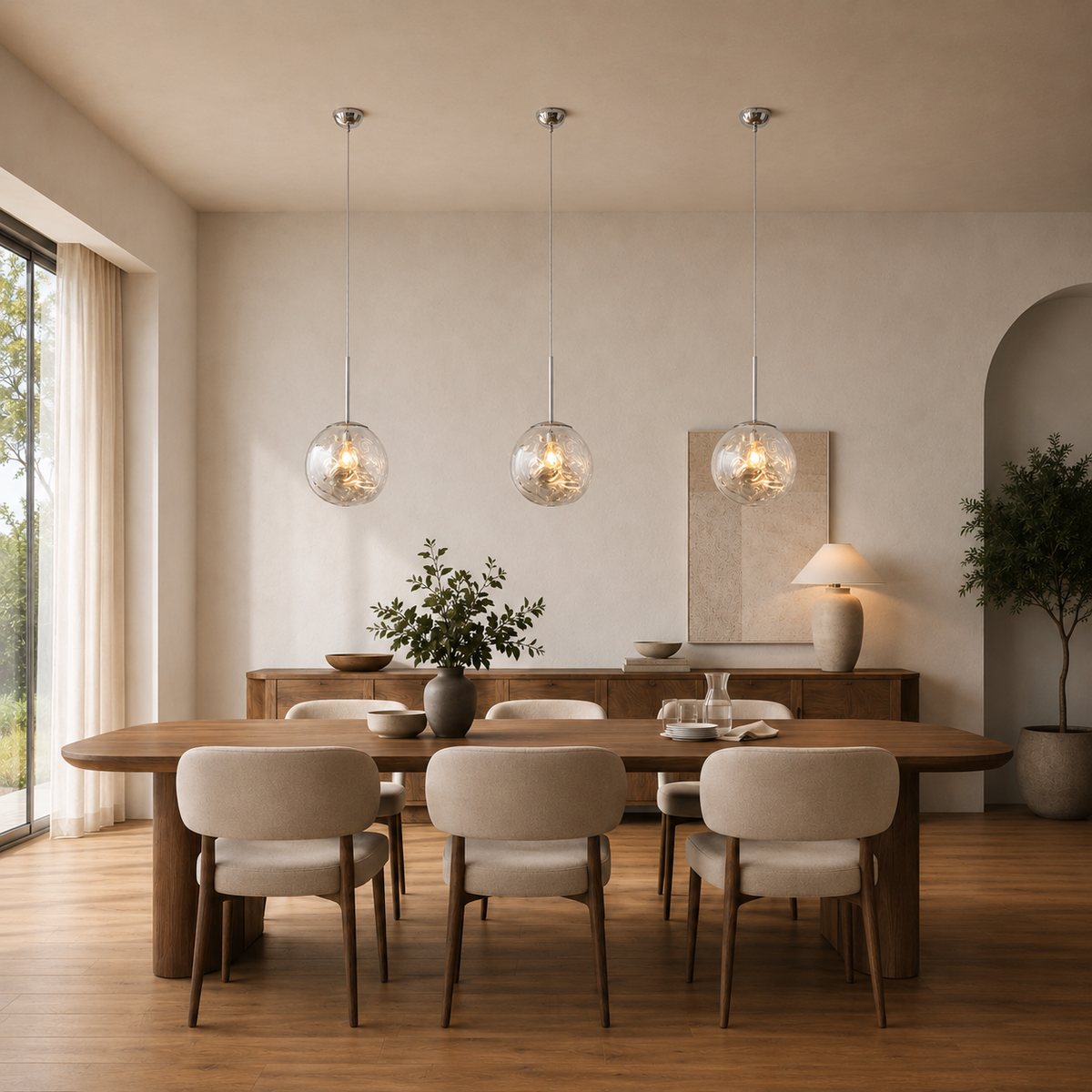 Prism Crystal Strand Chandelier