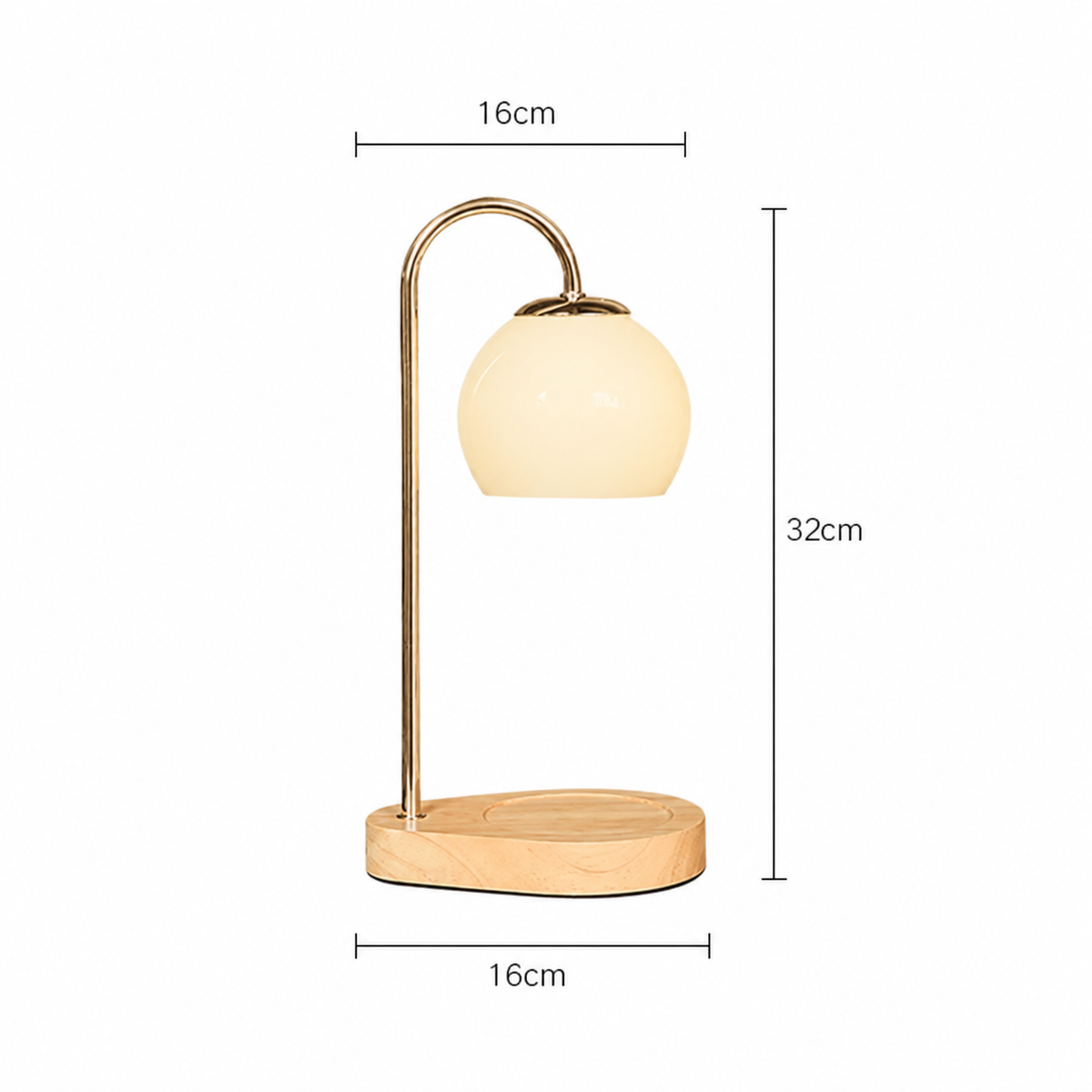 Log Candle Warmer Lamp