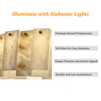 Alabaster Circular Chandelier