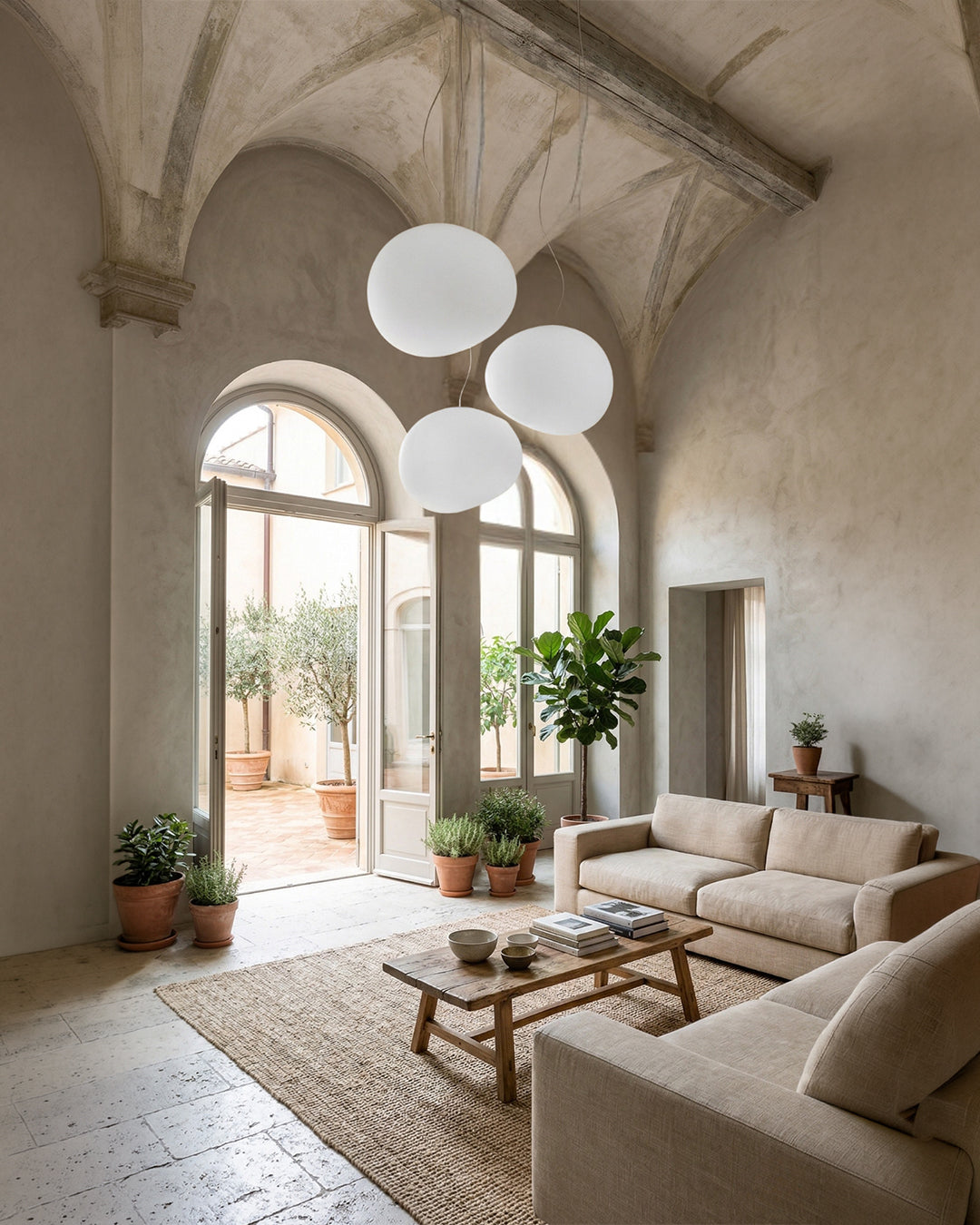 Elya Satin Glass Pendant Light
