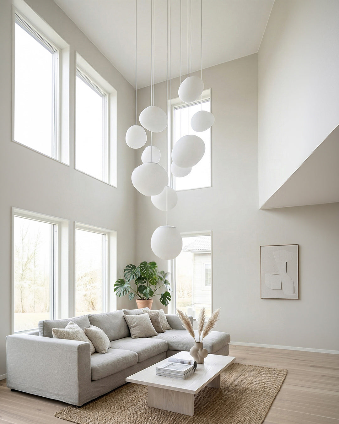 Elya Satin Glass Pendant Light