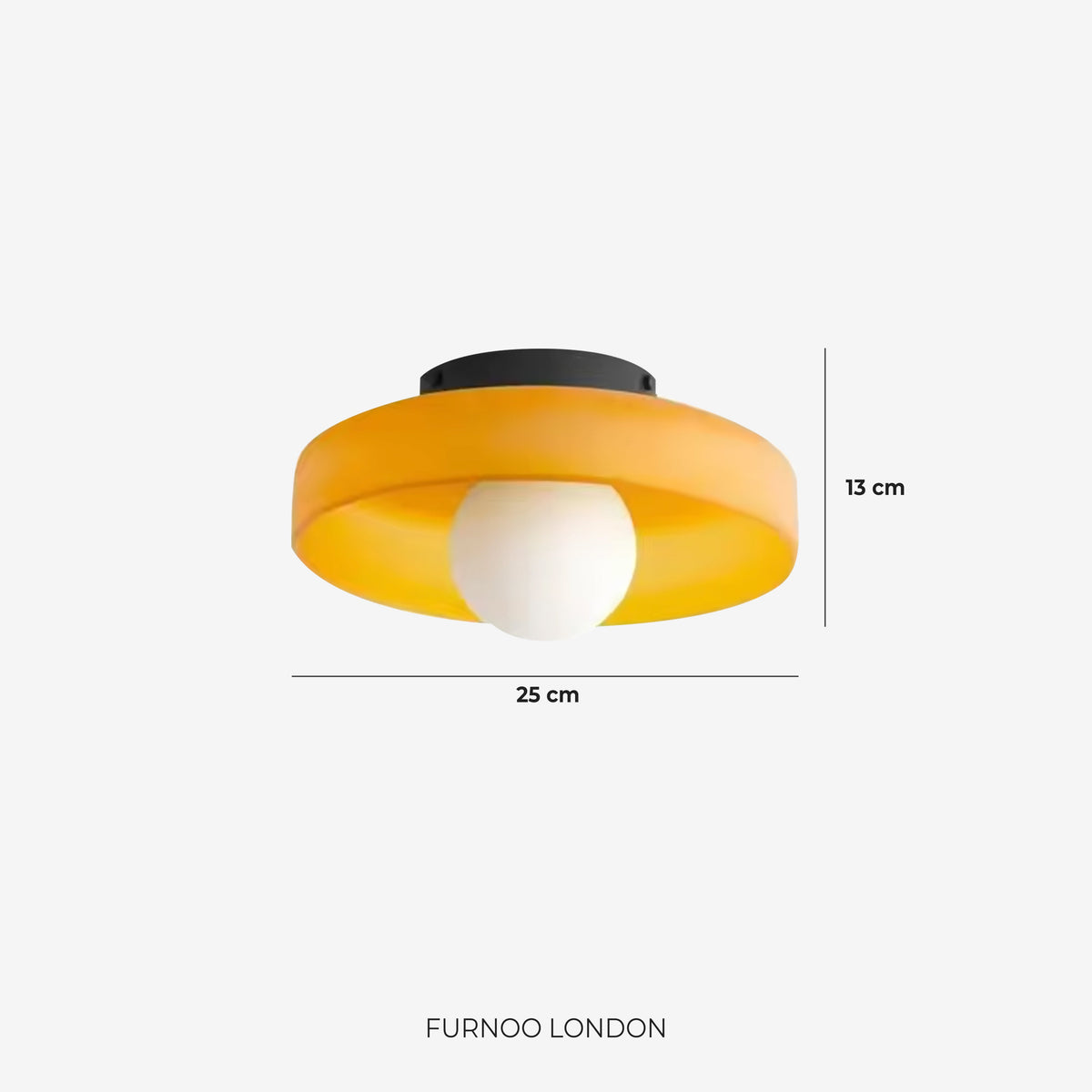 Lina Round Glass Pendant Light