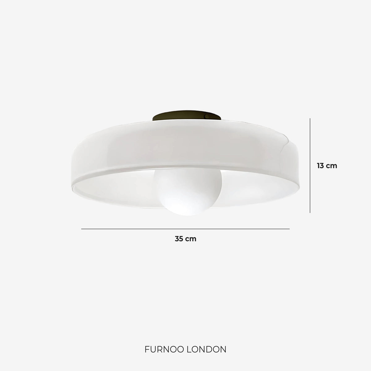 Lina Round Glass Pendant Light