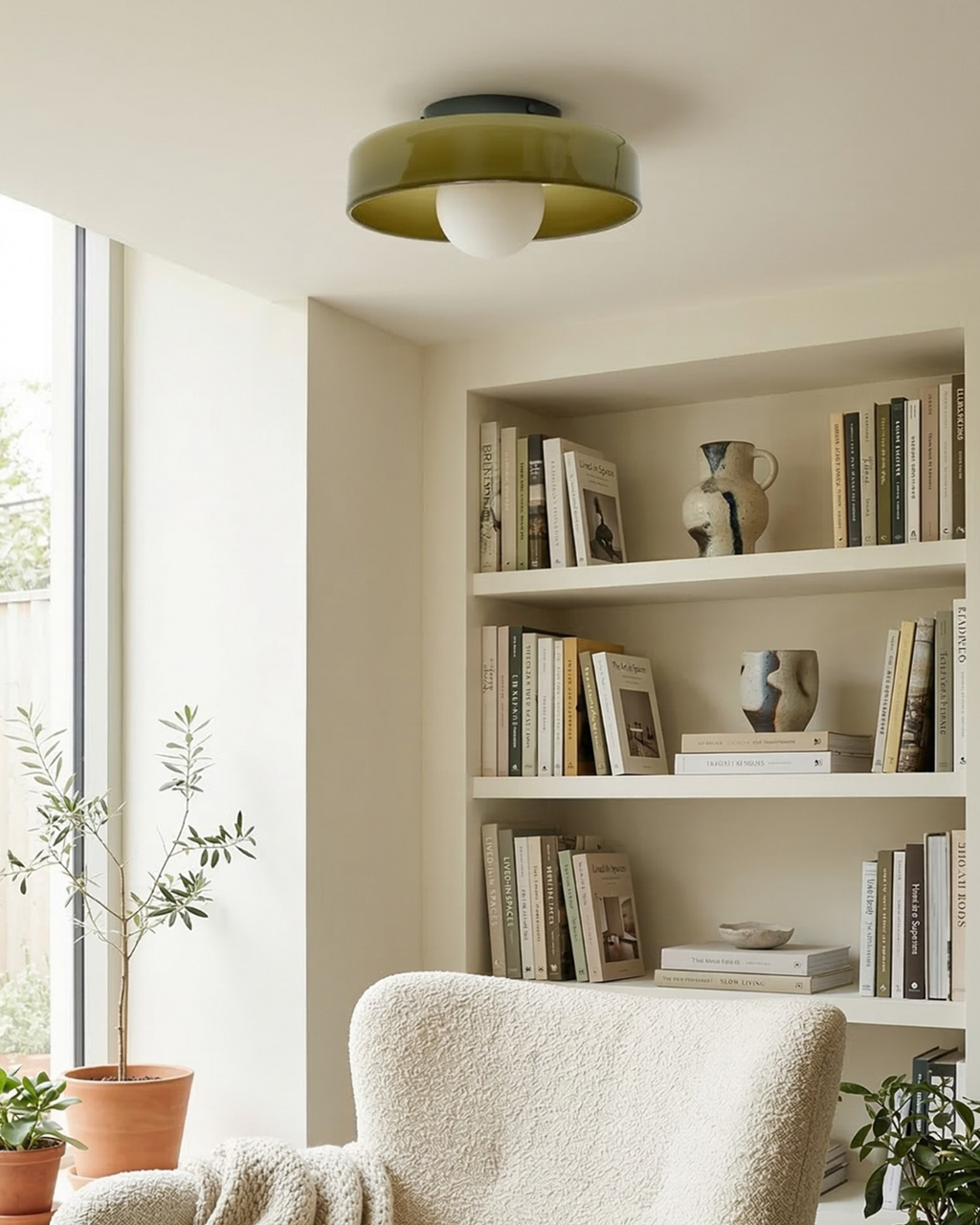 Lina Round Glass Pendant Light