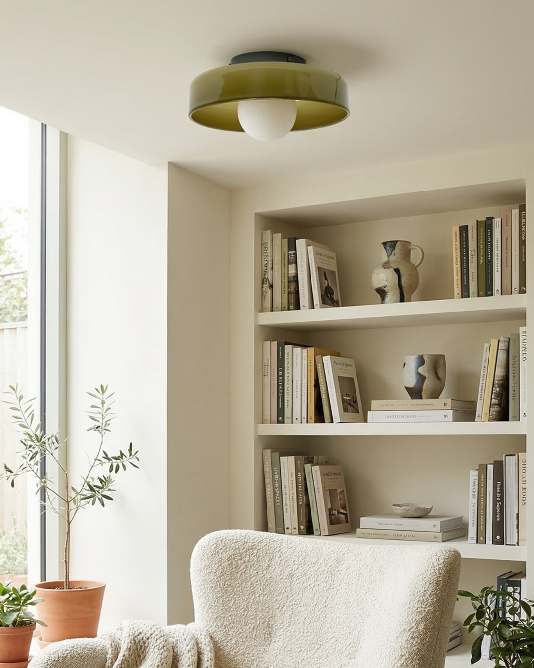 Lina Round Glass Pendant Light