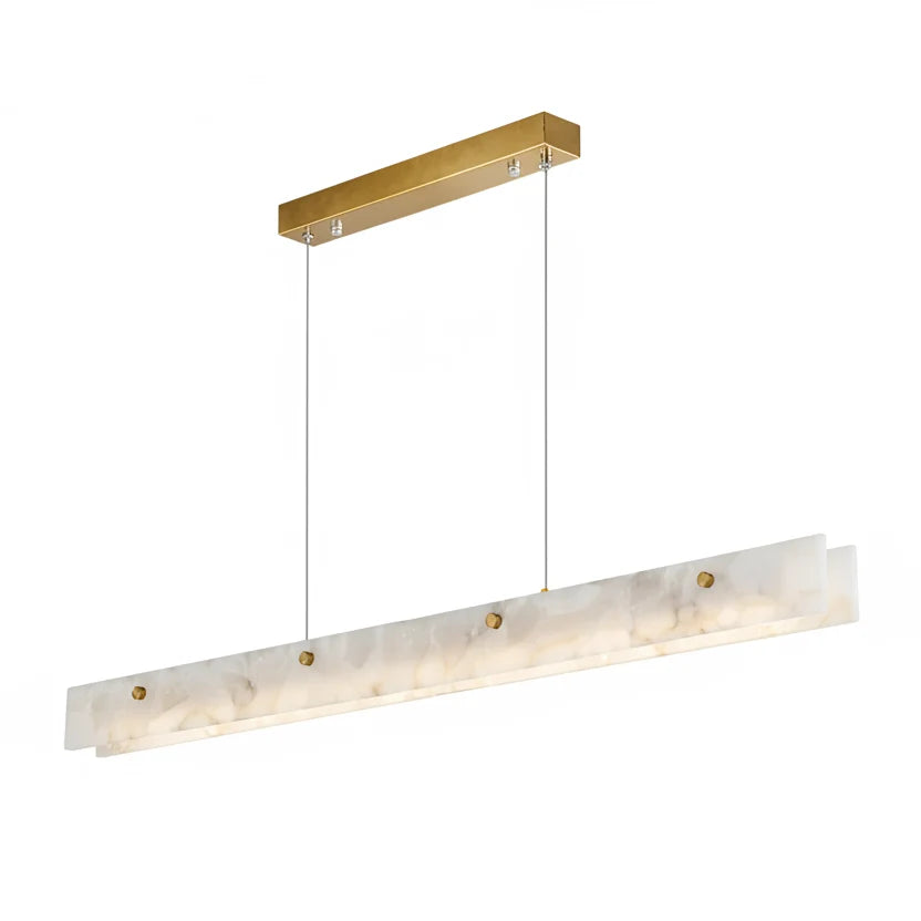 Luno Alabaster Linear Chandelier