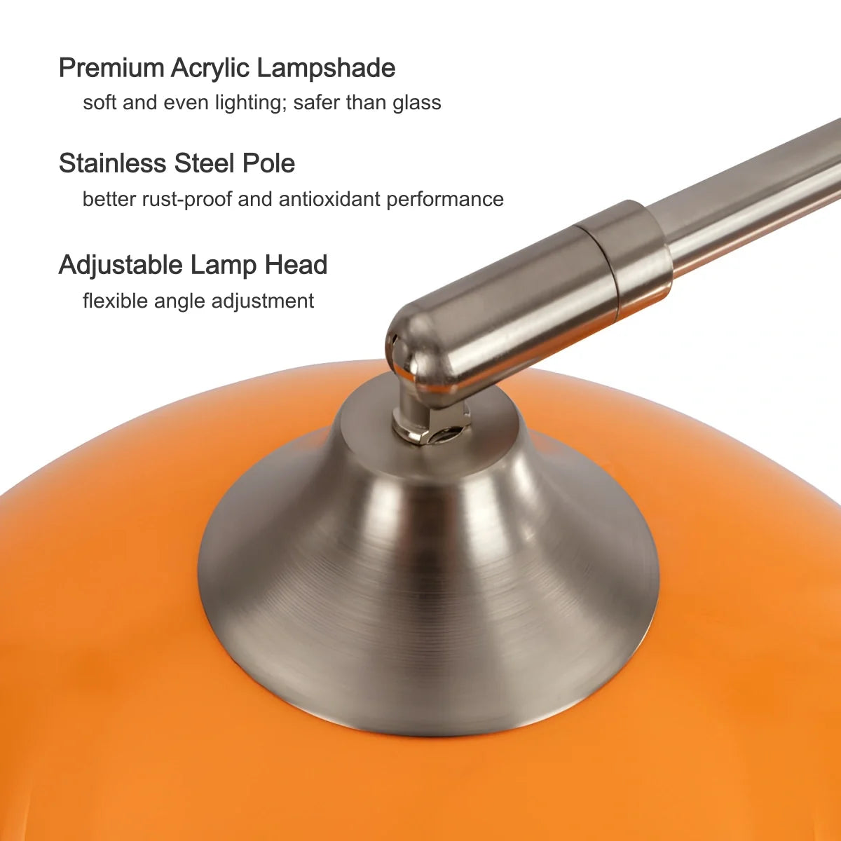 Arched Dome LED Floor Lamp