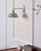 Porcelain Indigo Wall Lamp