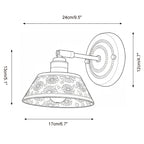 Porcelain Indigo Wall Lamp