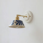 Porcelain Indigo Wall Lamp