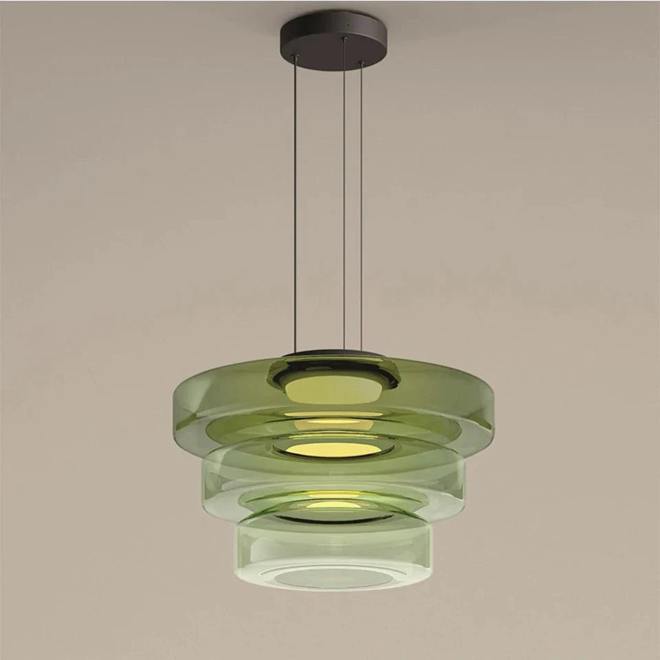 Irva Italian Glass Pendant Light