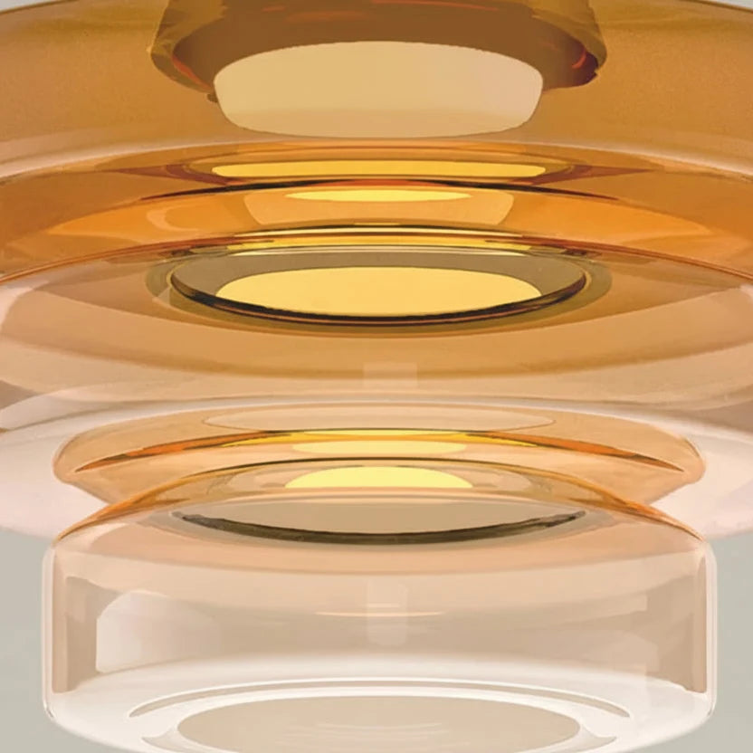 Irva Italian Glass Pendant Light