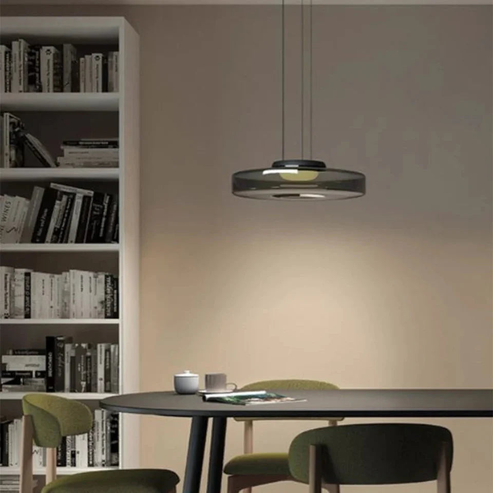 Irva Italian Glass Pendant Light